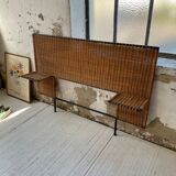 Metal and wicker headhead 50s