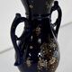 Midnight blue earthenware vase, "fives lille" - early twentieth century
