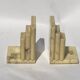 Italian alabaster book ends, 1960s