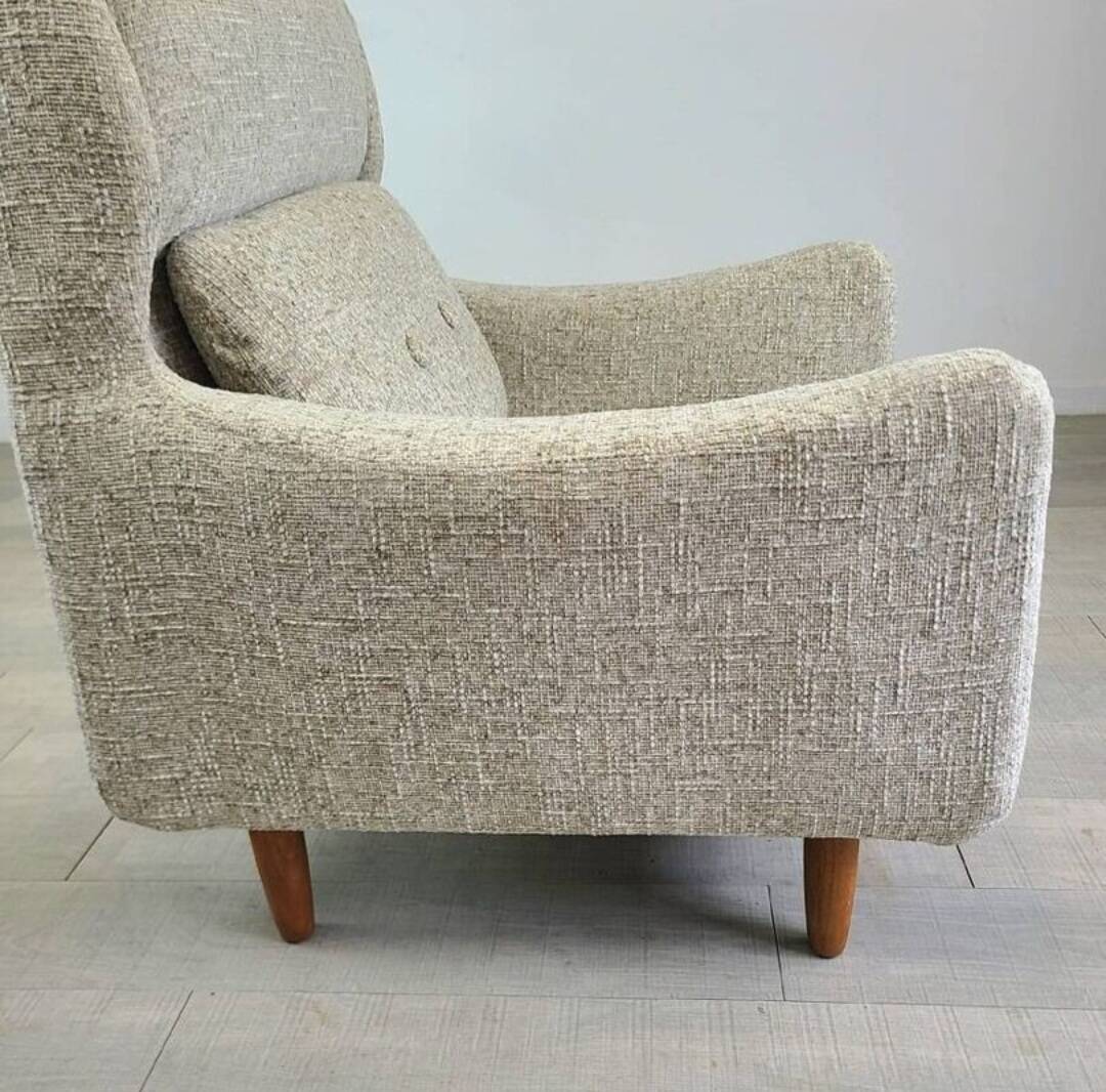FS116 armchair called Dachshund design Michel Mortier edition Steiner vintage