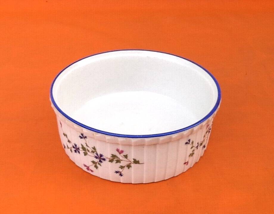 1930s souffle dish barbel decoration louis lourioux foëcy porcelain france