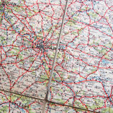 Road map of France