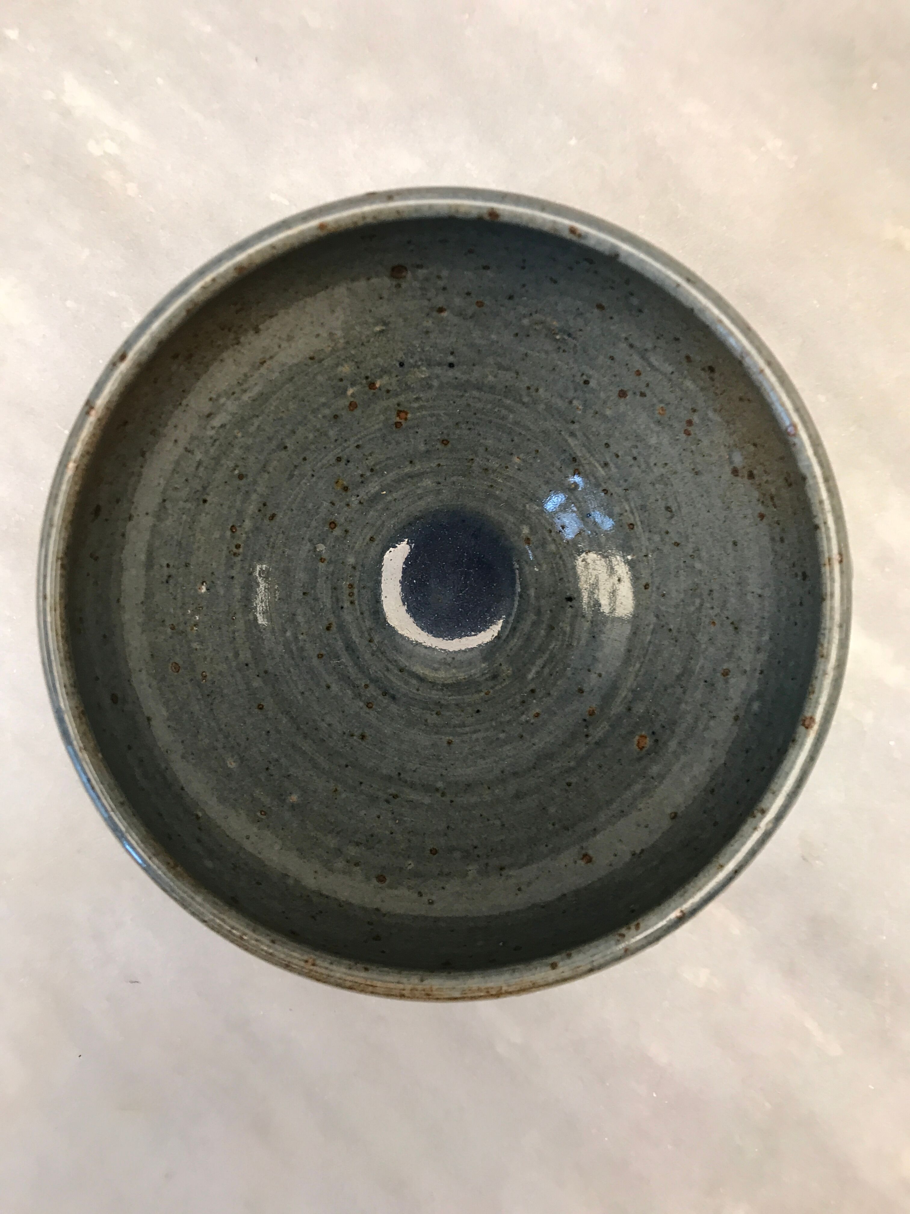 Enamel ceramic bowl