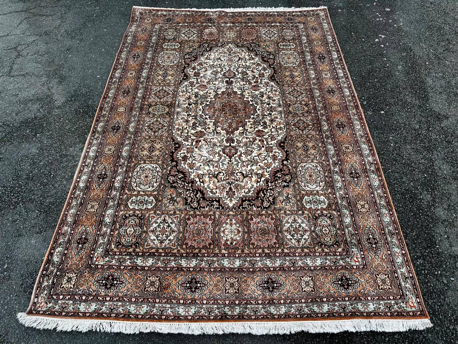 Turkish silk carpet