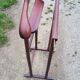 Chamber valet in mahogany tinted beech from the 70s with castors