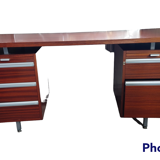 Desk 1960/1970 signed ciolino in accajou