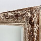 Miroir mural ancien à facettes, France