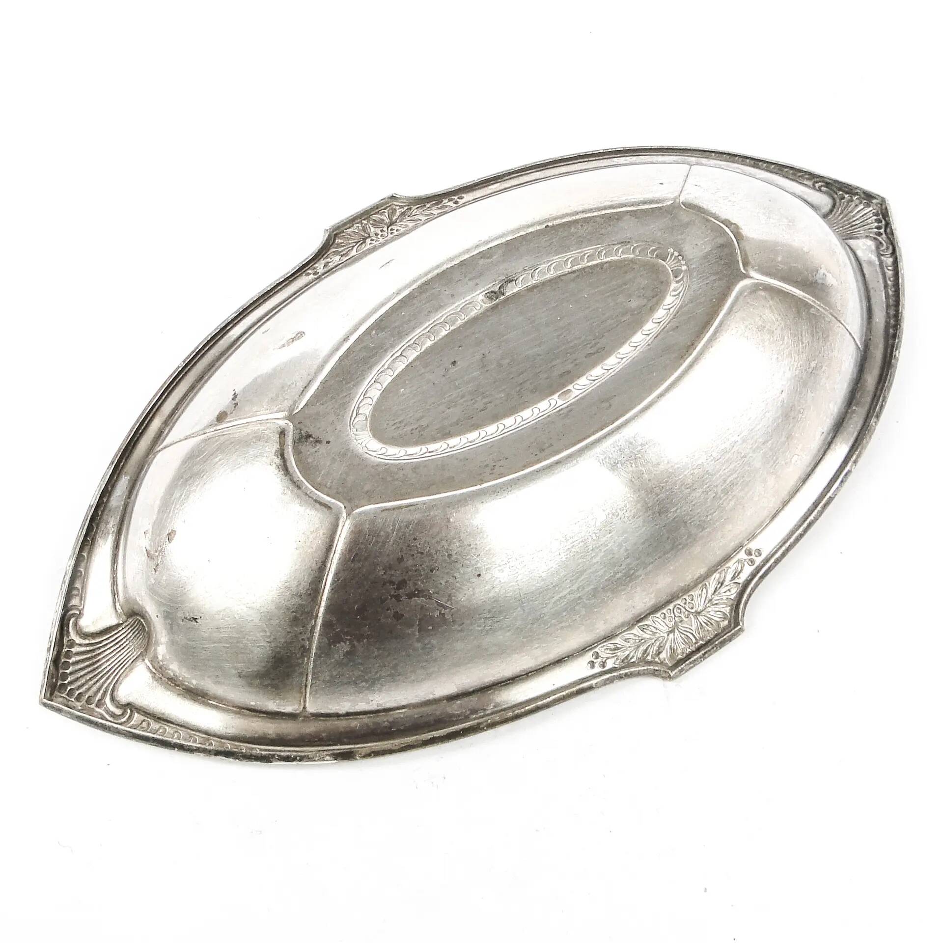 Art Nouveau platter, silver-plated brass, WMF, Germany, early 20th century