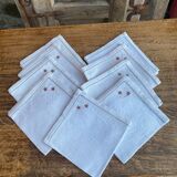 9 embroidered towels