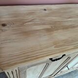Parisian sideboard in raw wood