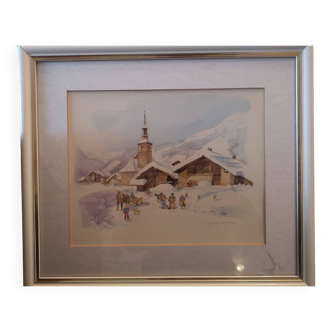 Savoy watercolor painting