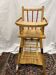 Vintage wooden baby high chair