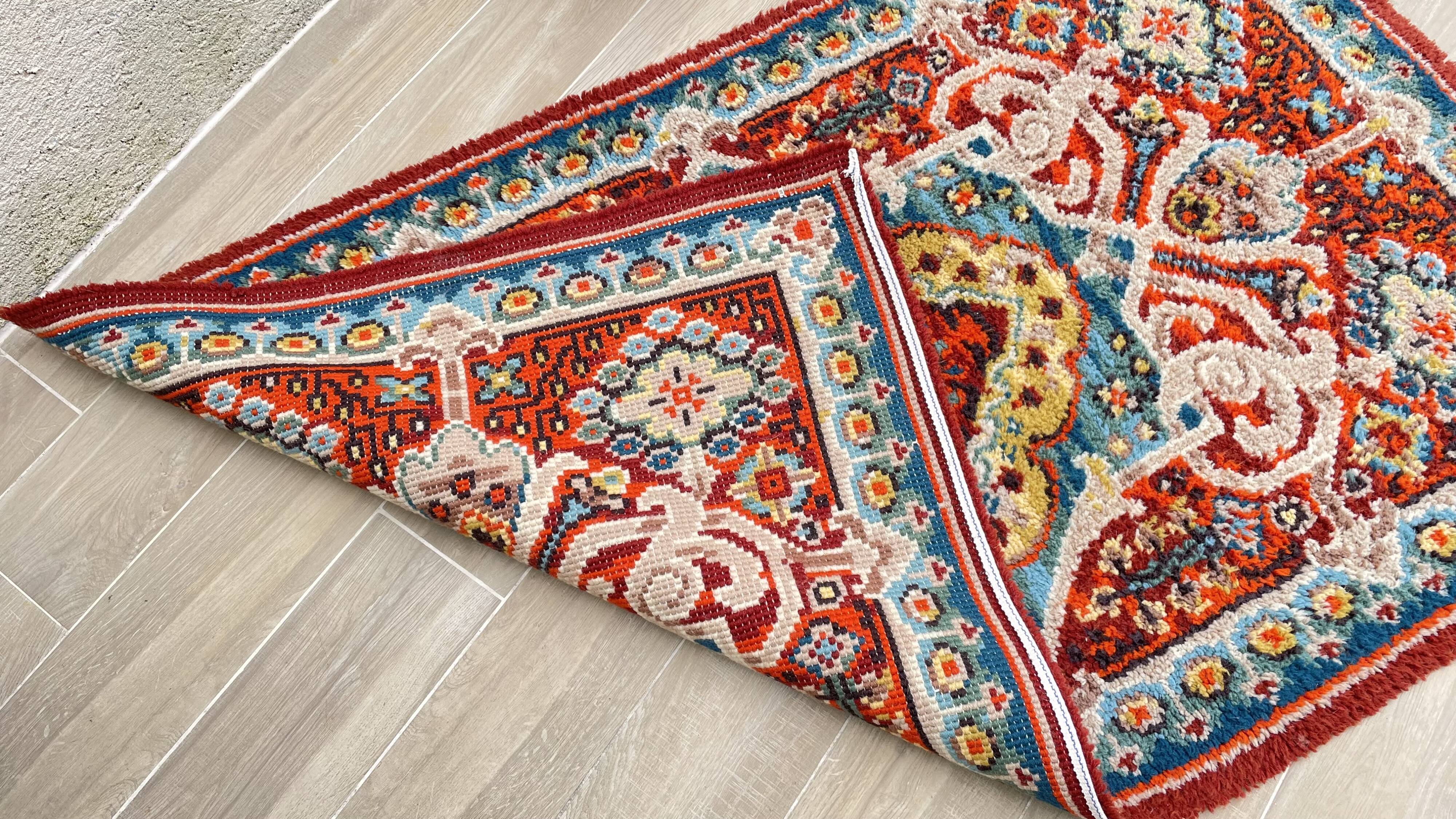 Carpet bohemian pure wool 187x115cm
