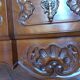 Chest of drawers with 3 drawers in cherry wood