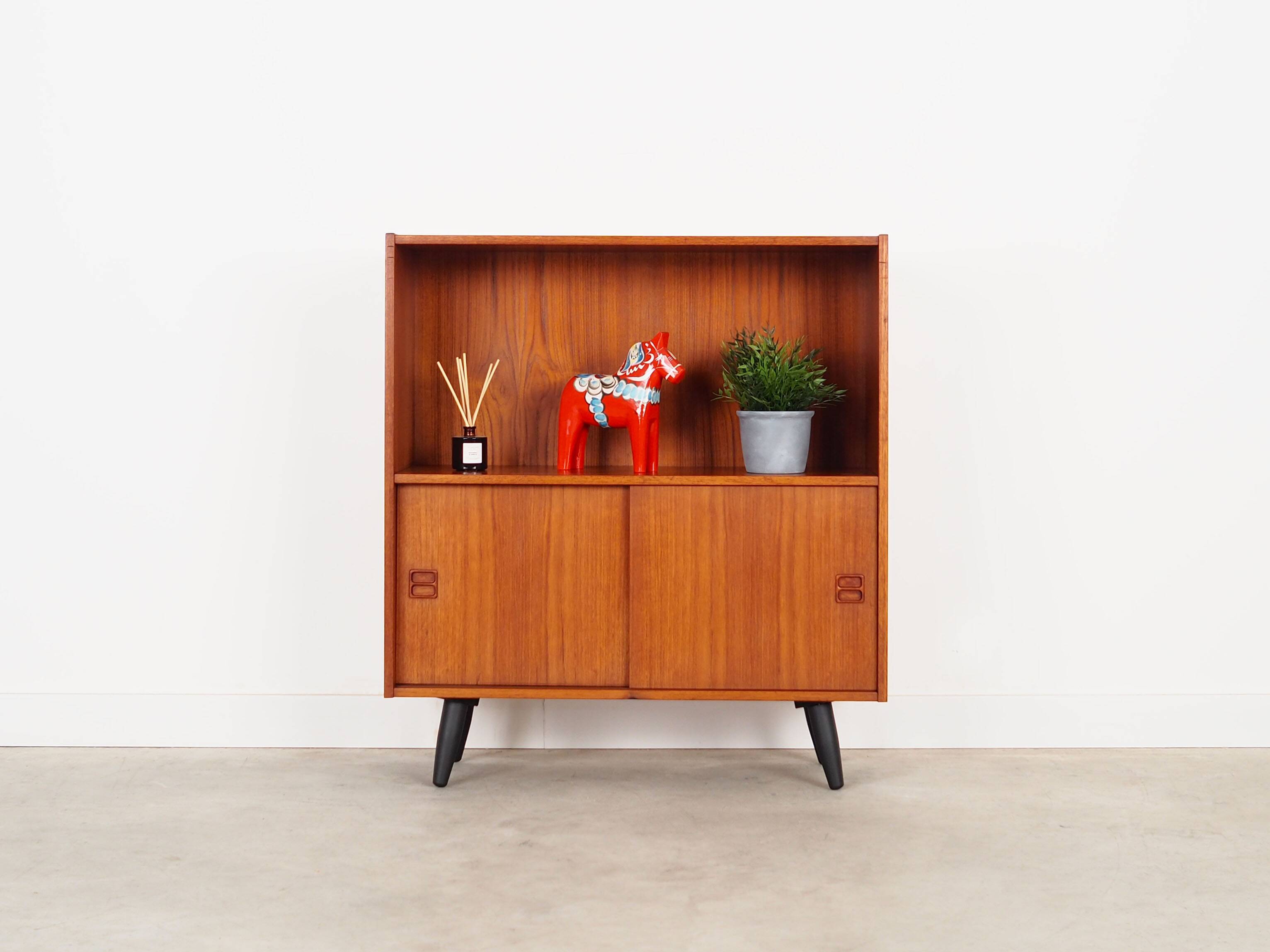 Teak bookcase, Danish design, 1970s, production: Denmark