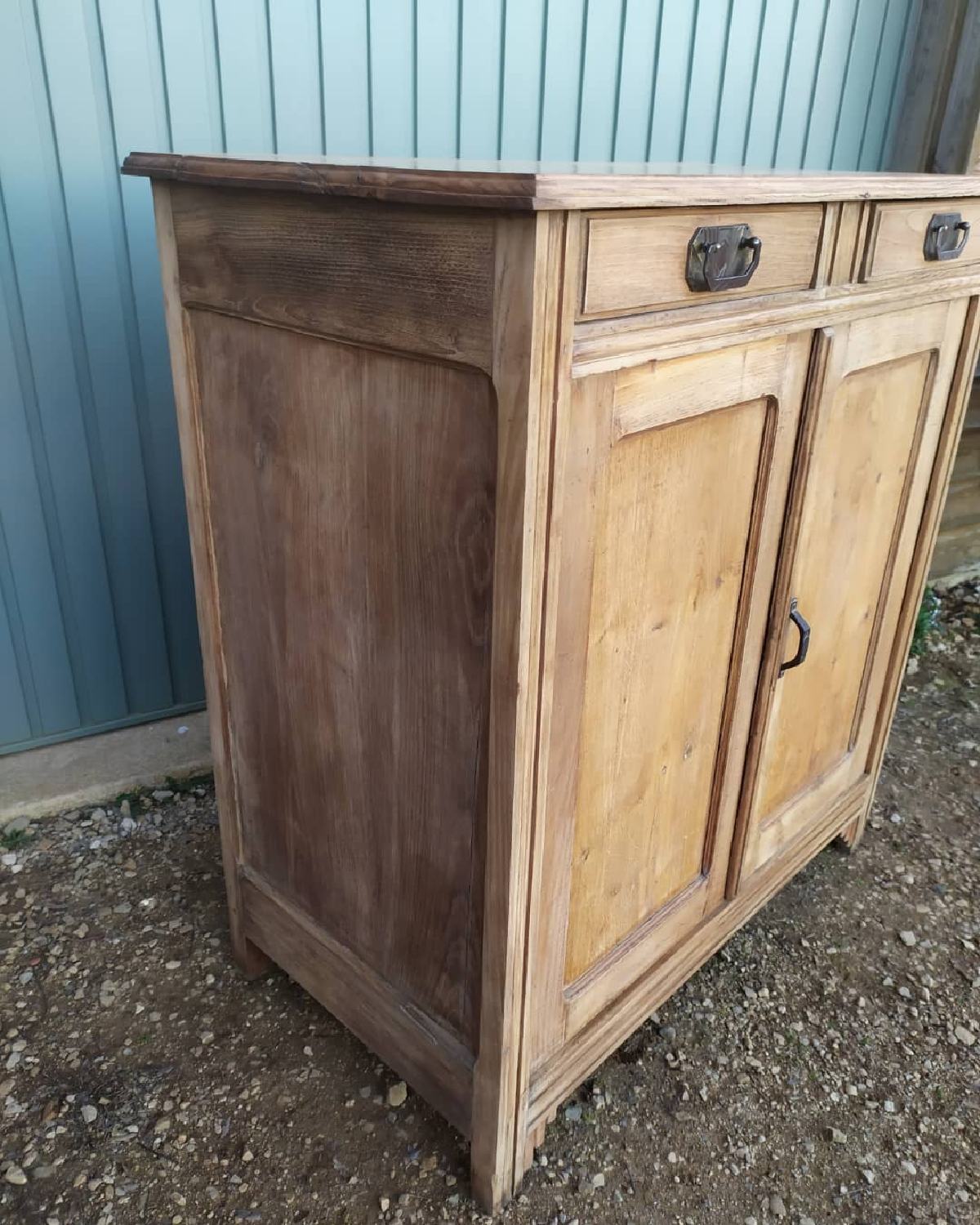 Parisian buffet raw wood