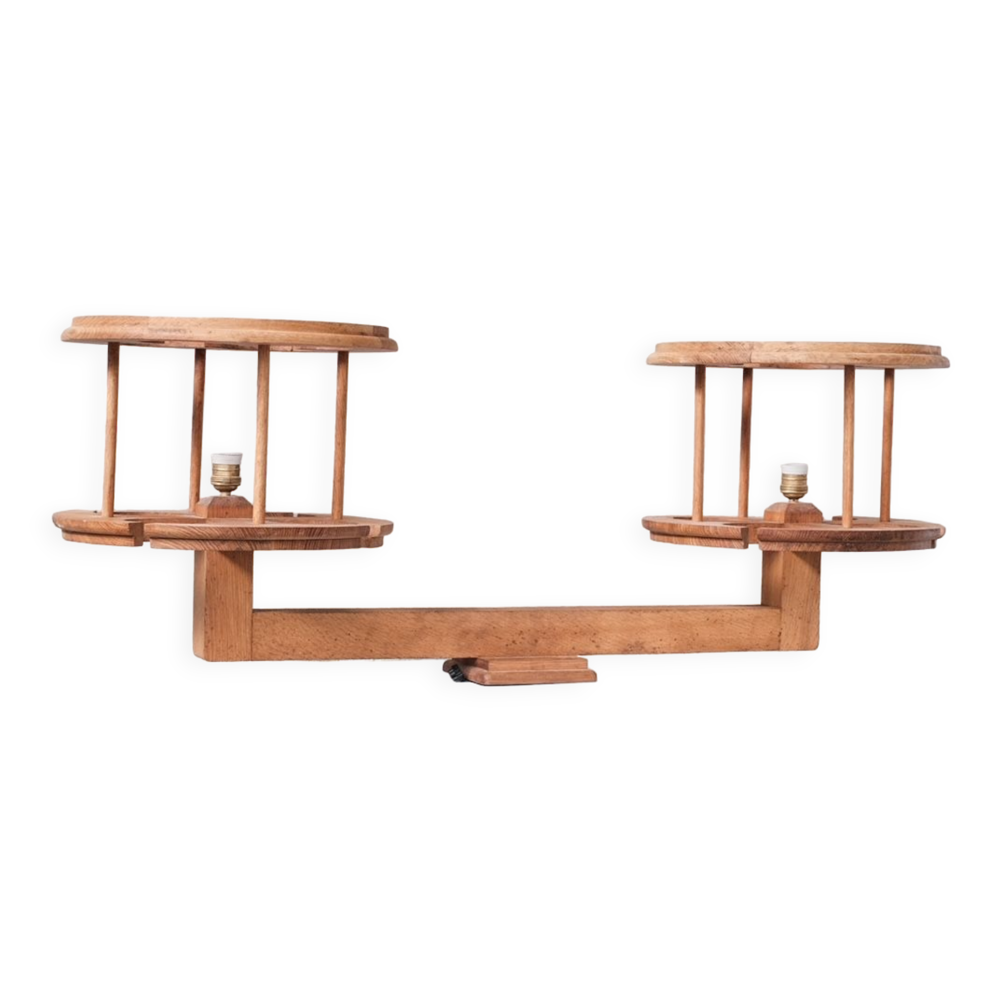 Guillerme et Chambron mid-century french ceiling pendant light