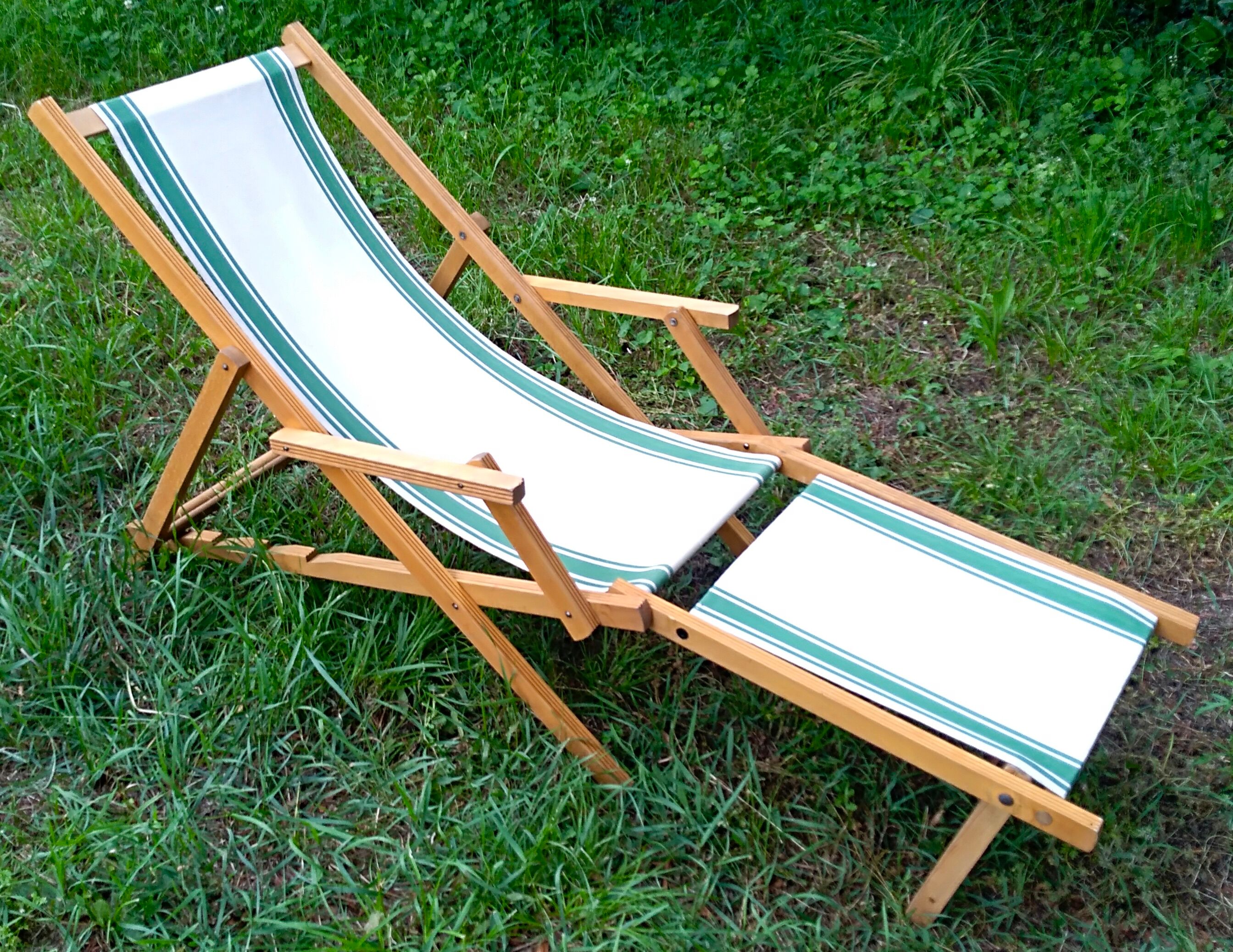 Vintage deckchair