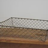 old metal mail basket