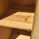 Parisian wardrobe in raw wood