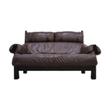 Sofa 2 places Dutch vintage leather by Gerard van den Berg
