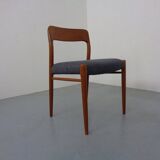 Danish Model 75 Chair in Oak by Niels Otto Møller for J.L. Møllers, 1960s