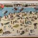 Old poster map of Algeria industry 1931