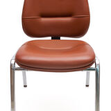 Pair of leather armchairs