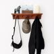 Wall coat rack