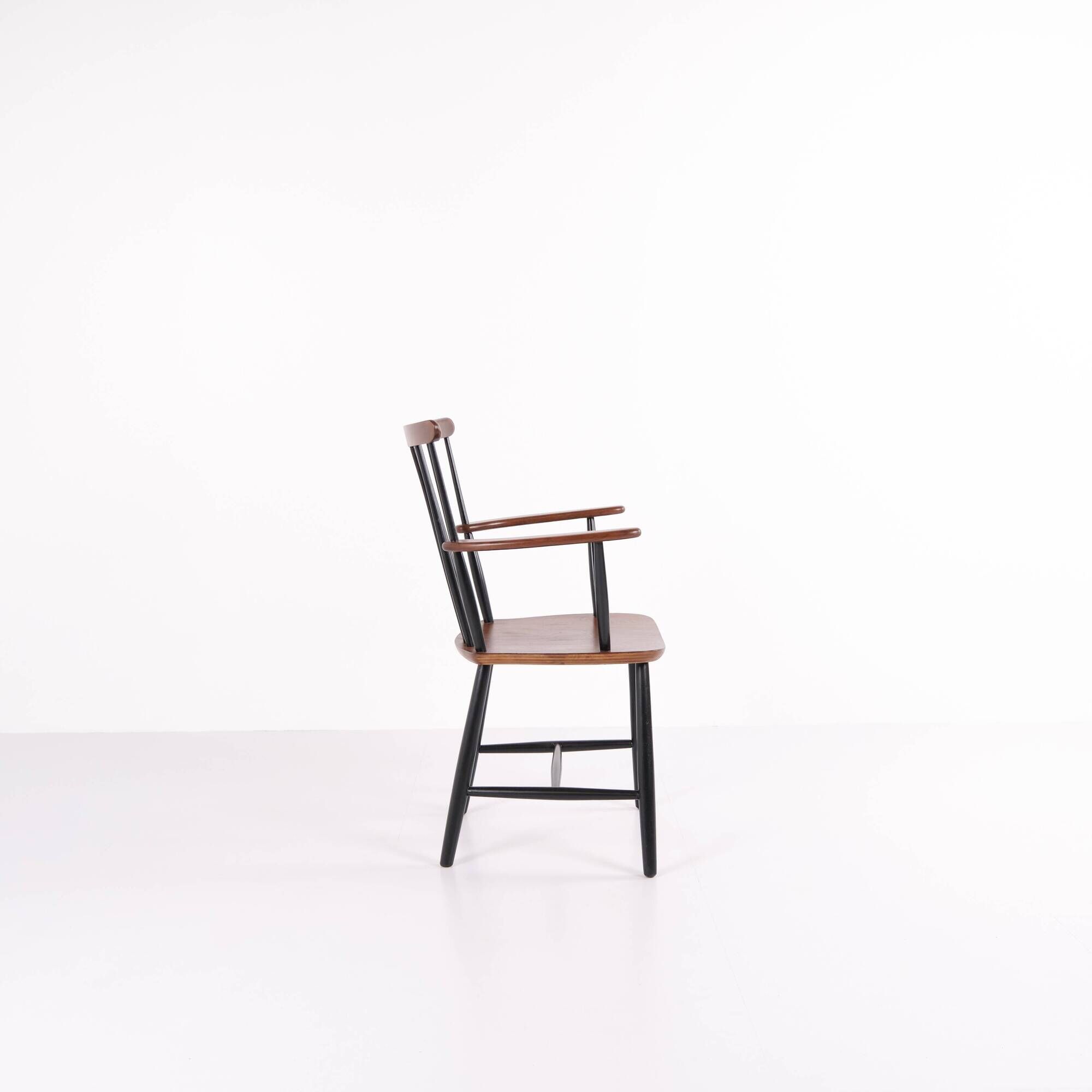Armchair - Rosewood and black painted - Poul M. Volther - Farstrup - 1960s