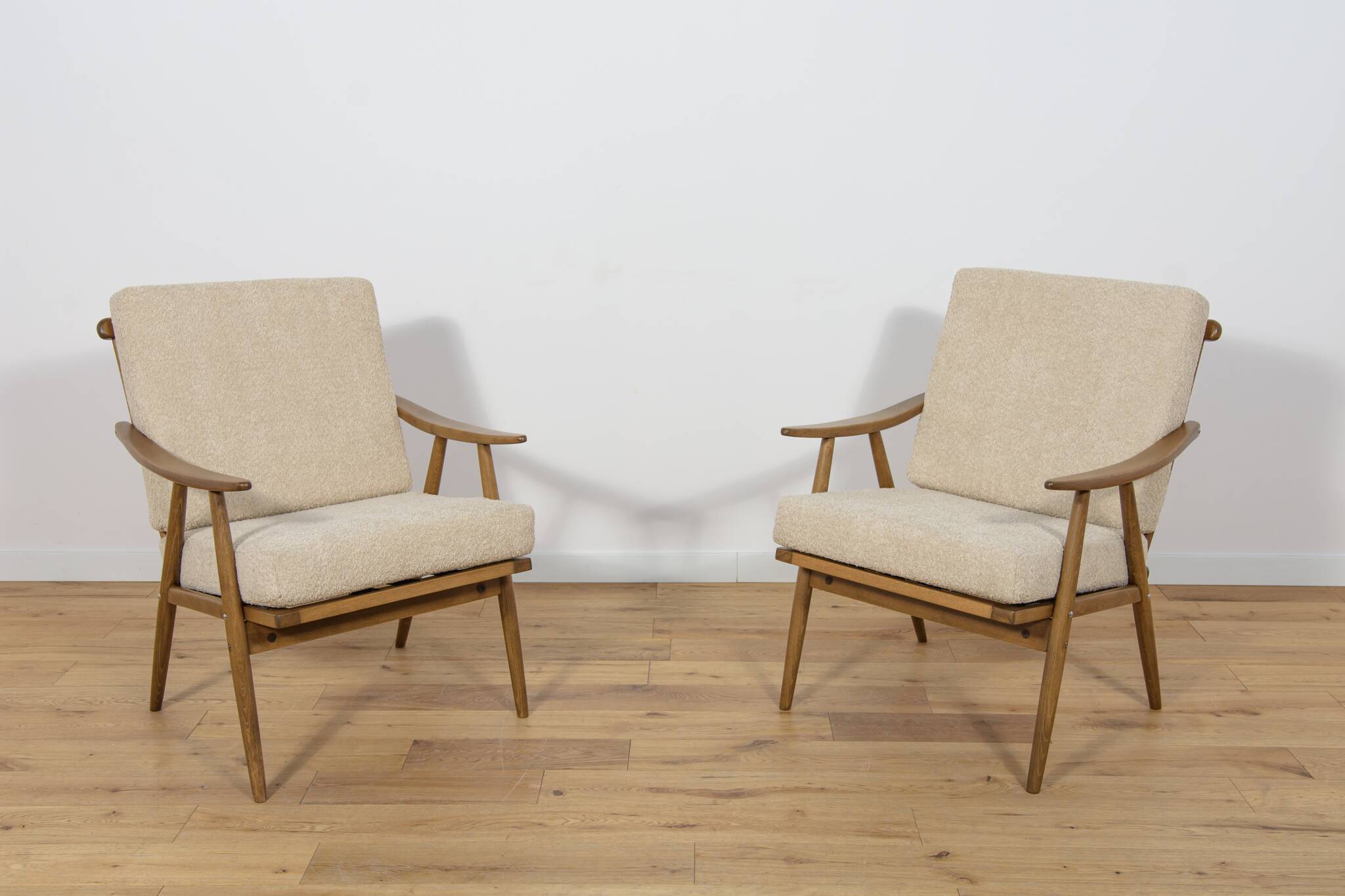 Fauteuils Mid Century de TON, 1960s, Set de 2