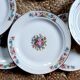 Lot of 6 vintage dessert plates