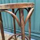 Tabouret bistrot en bois courbé