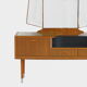 Vintage mid century dressing table with folding mirror, 1950s-1960s