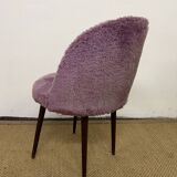 Chaise moumoute Lilas vintage