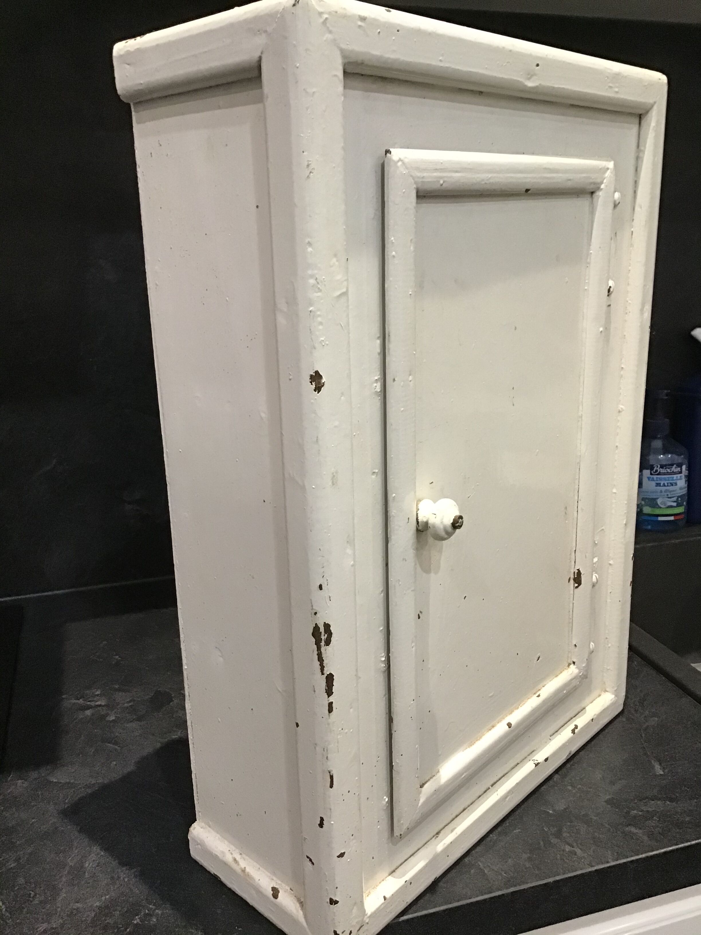 Vintage murale pharmacy wardrobe