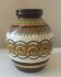 Large round vase, Henriot Quimper ceramic, Vintage 1977, Brittany