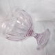 Pink glass cup