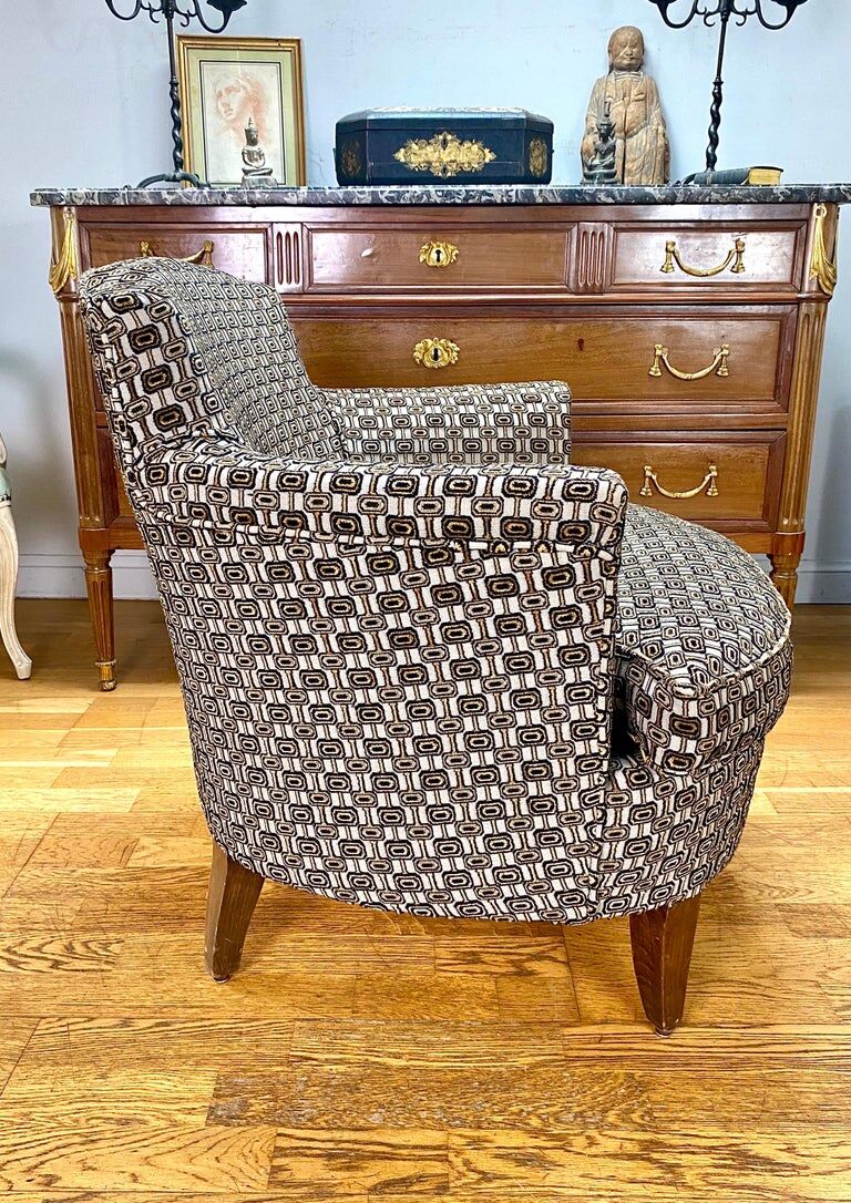 Art deco club armchair, circa 1940