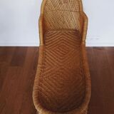 60s daybed in bamboo and wicker