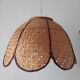 Vintage rattan hanging lamp