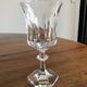 Lot 6 Crystal Villeroy and Boch burgundy glasses