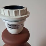 Large terracotta lamp by Lampes d'Albret