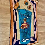 Large silk hanging decoration.