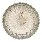 Applique murale plafonnier en verre moulé 70 80