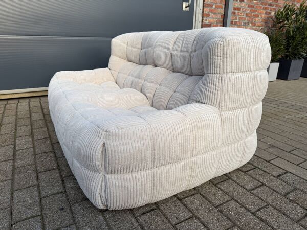 Ligne Roset Kashima 2 places Beige Velours côtelé
