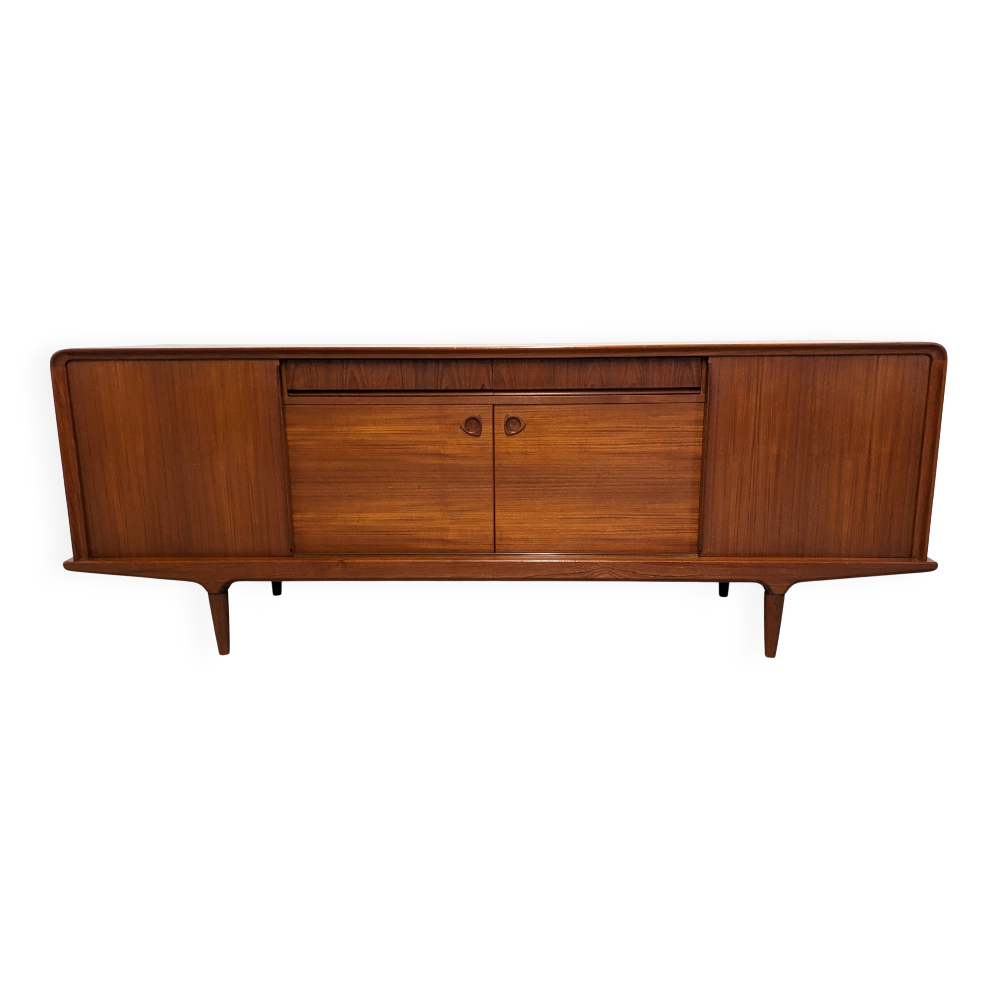 Teak enfilade by Johannes Andersen for Clausen & Son, Denmark 1960.