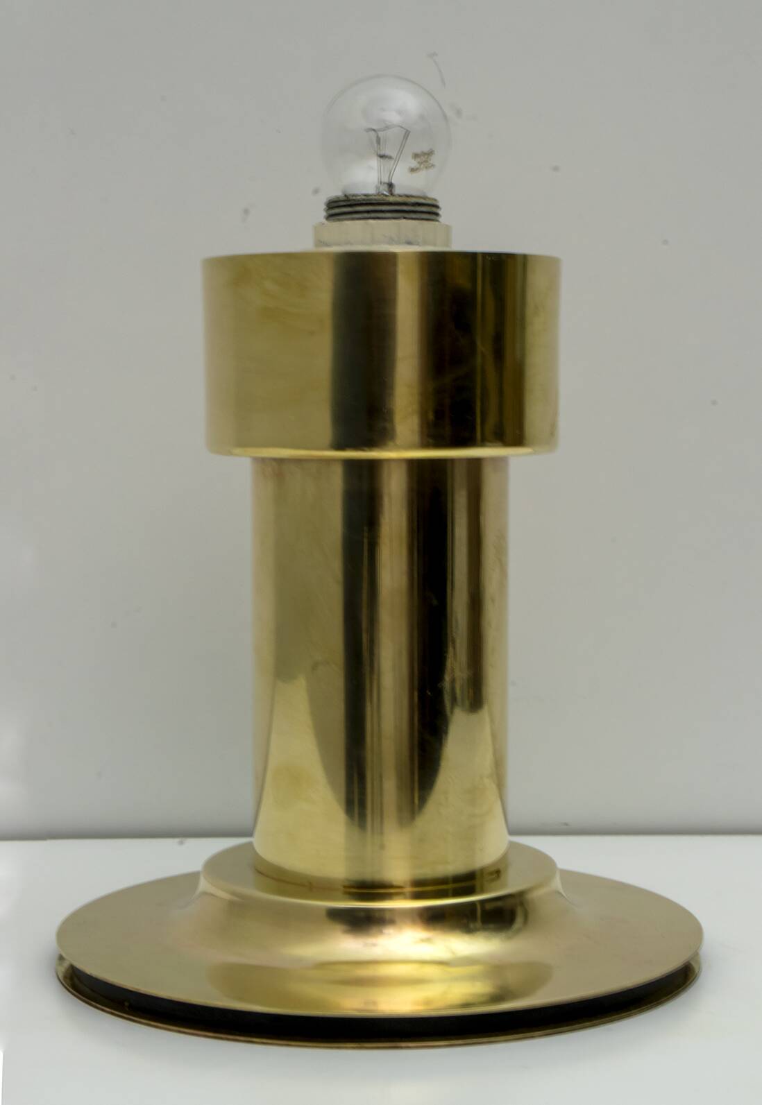 Mid-Century Modern Italian Brass Table Lamp, 1960s