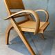 Fauteuil design bois courbé