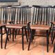 Set of 8 scandinavian chairs fanett Illmari Tapiovaara 1960